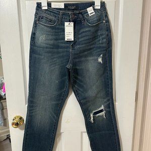 Judy Blue High Waist Boyfriend Fit Distressed Jeans NWT